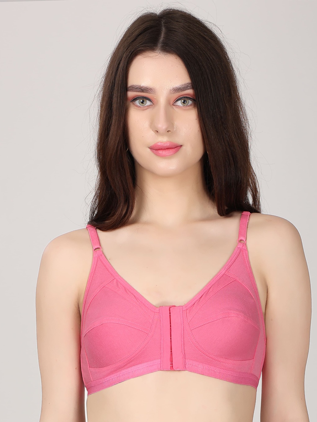 

Innocence Full Coverage All Day Comfort Seamless Everyday Bra, Pink