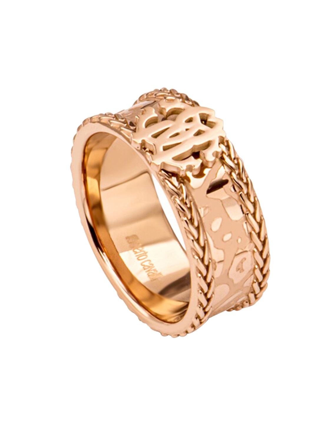 

Roberto Cavalli Rose Gold-Plated Finger Ring