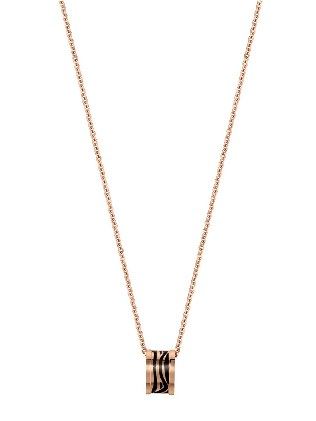 

Roberto Cavalli Stainless Steel Necklace, Rose gold