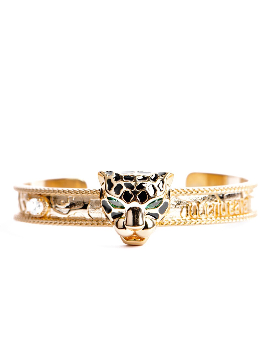 

Roberto Cavalli Gold Plated Pantera Bangle