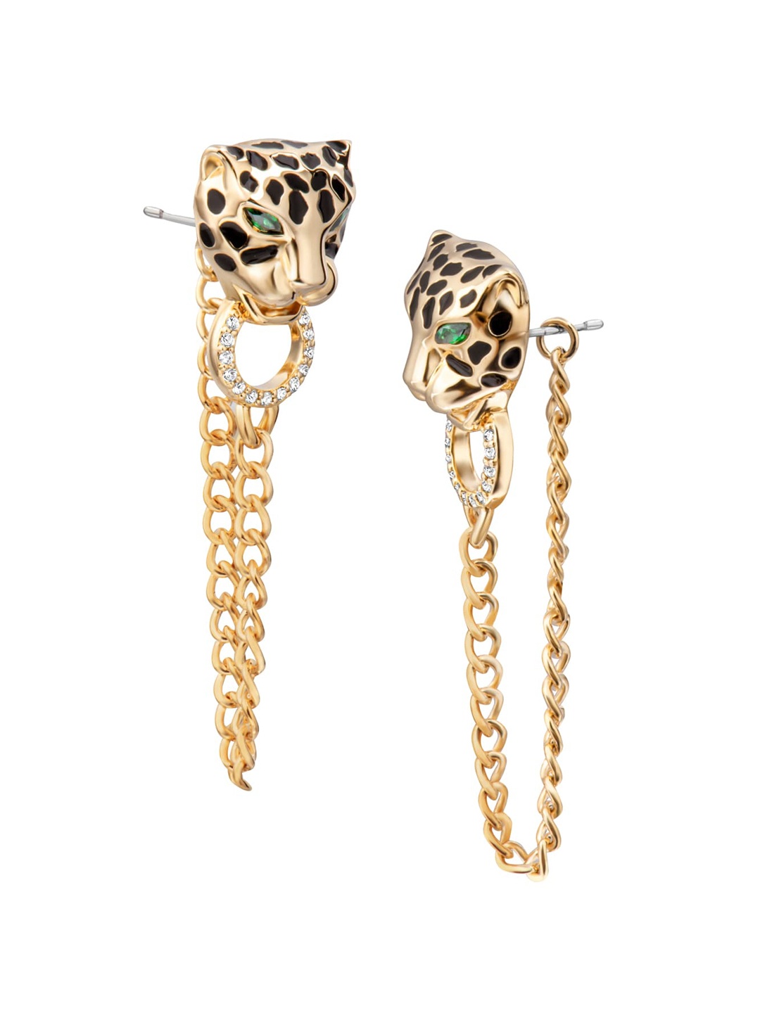 

Roberto Cavalli Contemporary Drop Earrings, Gold