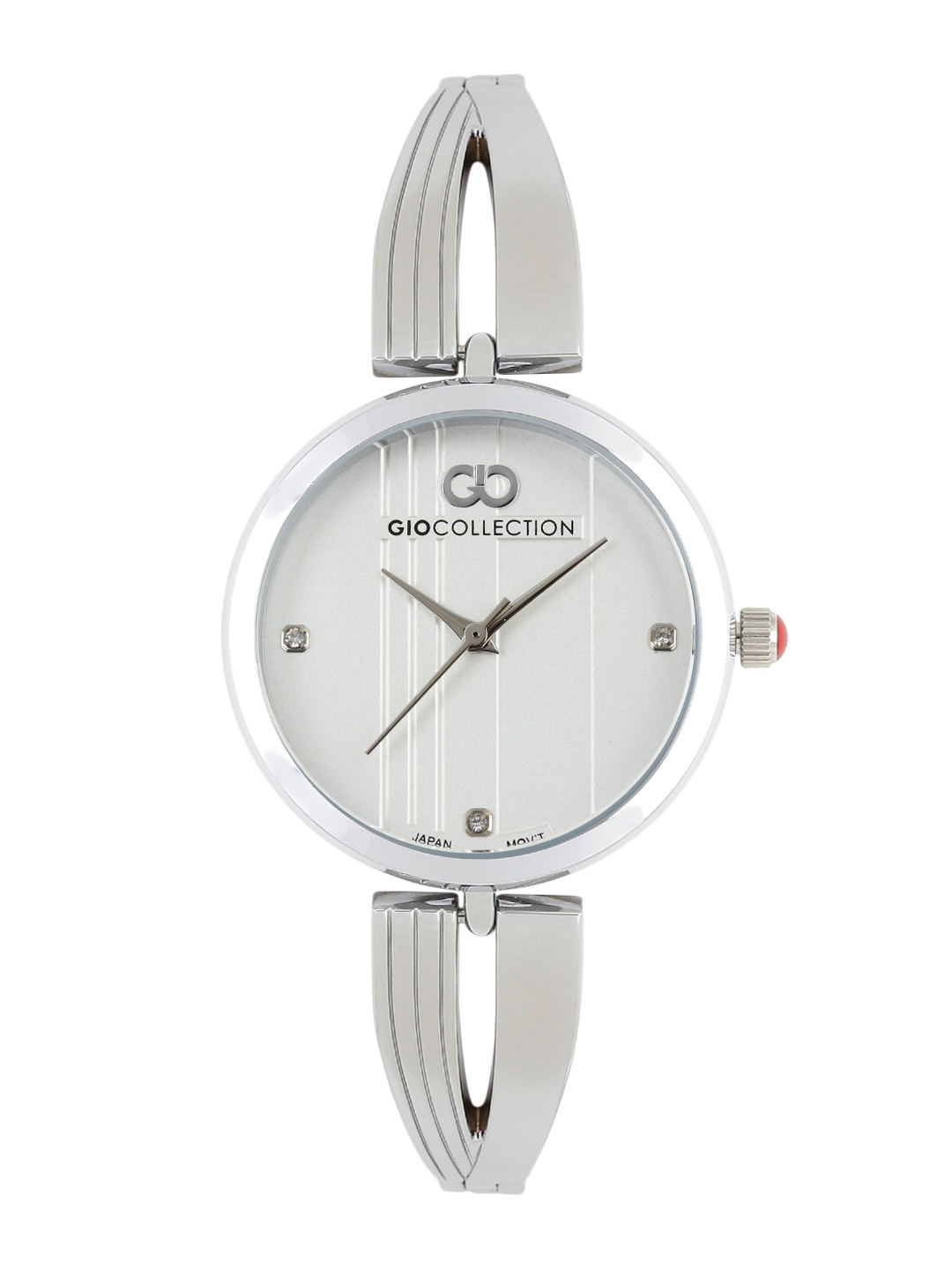 

GIO COLLECTION Women White Embellished Analogue Watch G2111-11