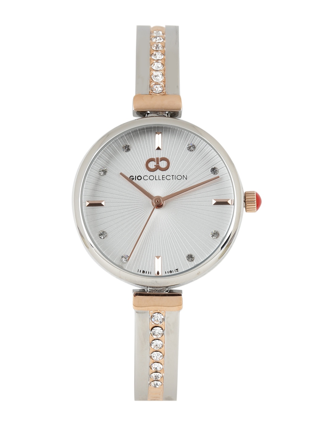 

GIO COLLECTION Women Silver-Toned Analogue Watch G2113-22