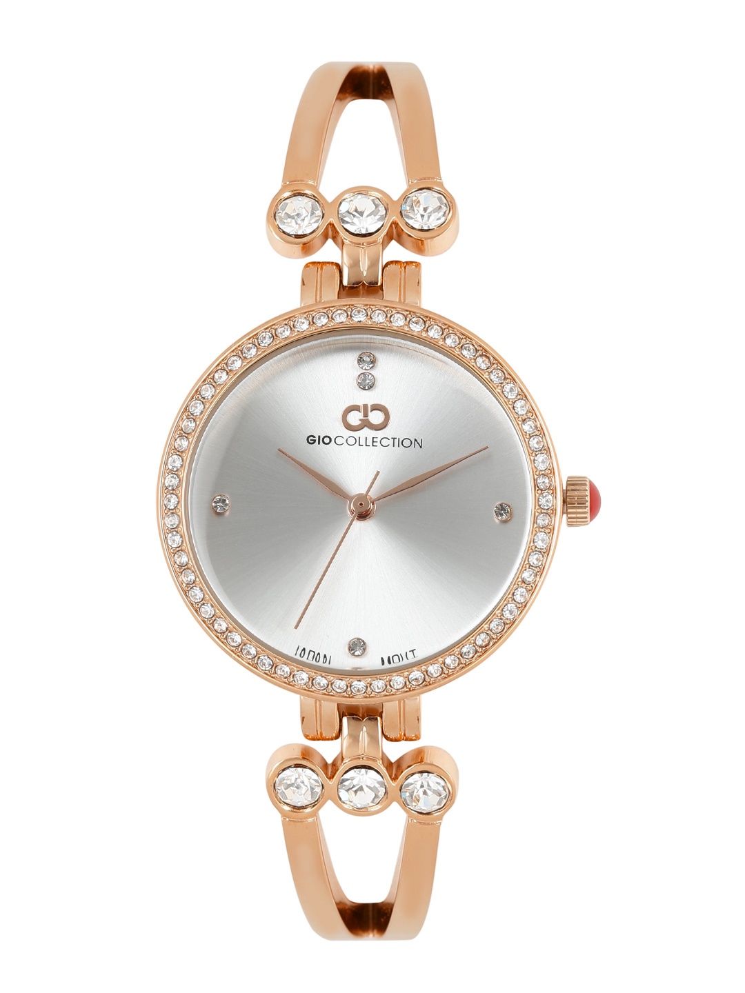 

Inara by GIO COLLECTION Women Silver-Toned Analogue Watch G2114-33