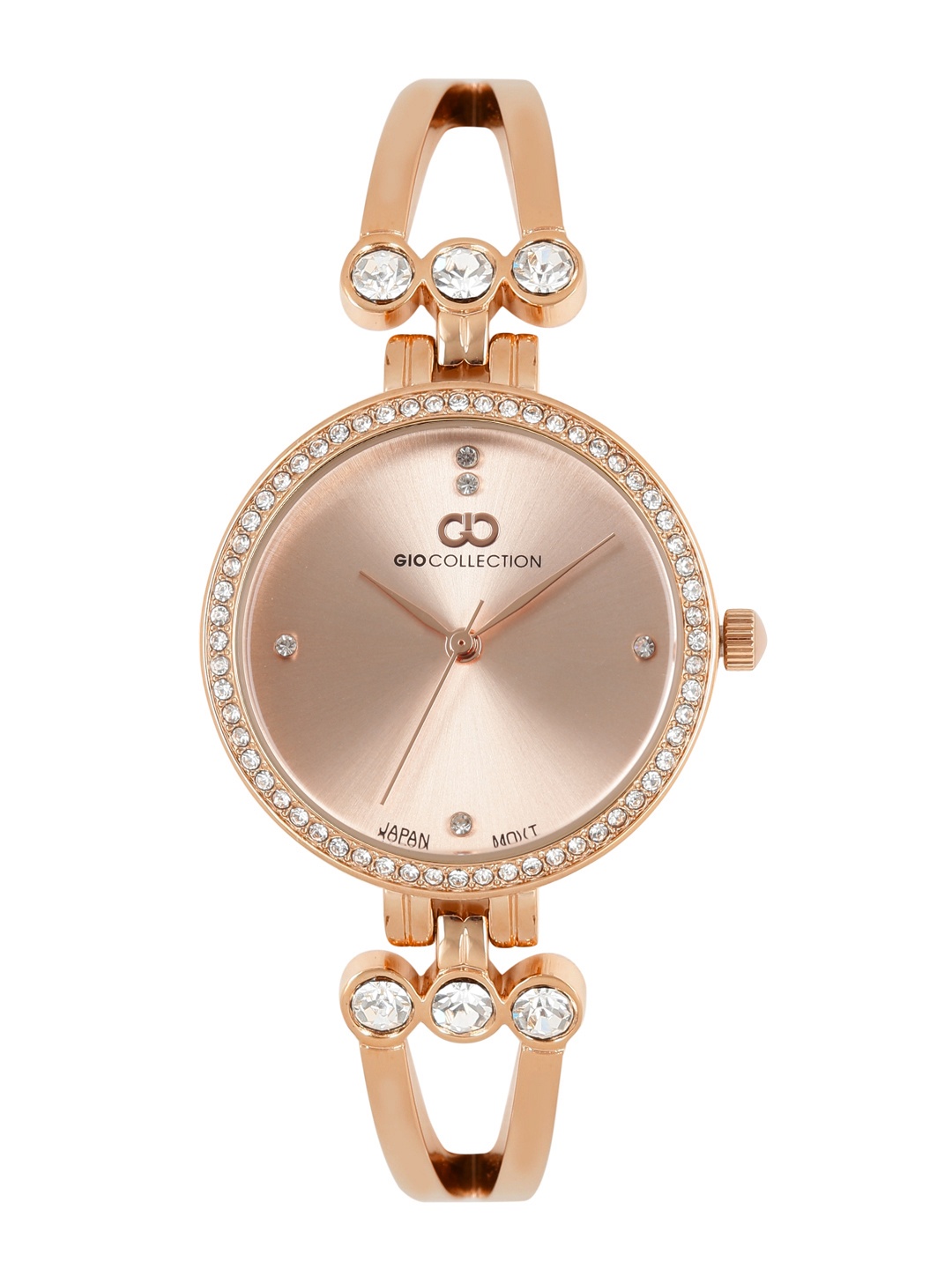 

Inara by GIO COLLECTION Women Rose Gold-Toned Analogue Watch G2114-44