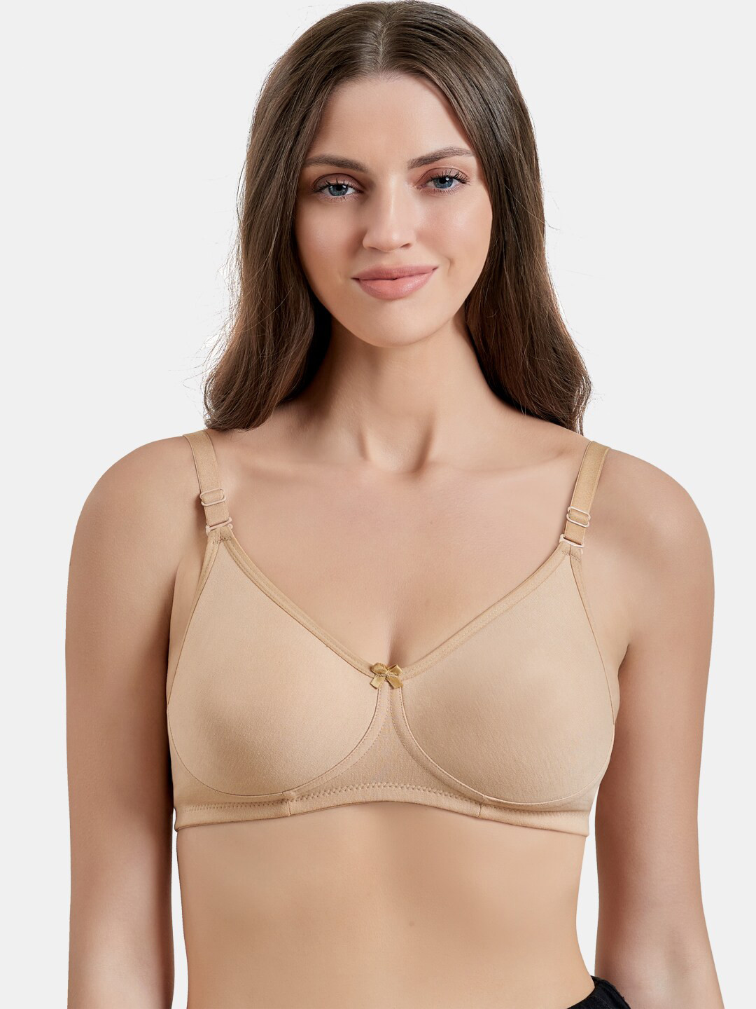 

MAROON Full Coverage All Day Comfort Seamless Cotton T-shirt Bra, Nude