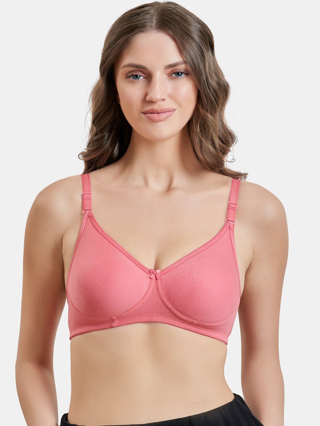 

MAROON Full Coverage All Day Comfort Seamless Cotton T-shirt Bra, Rose