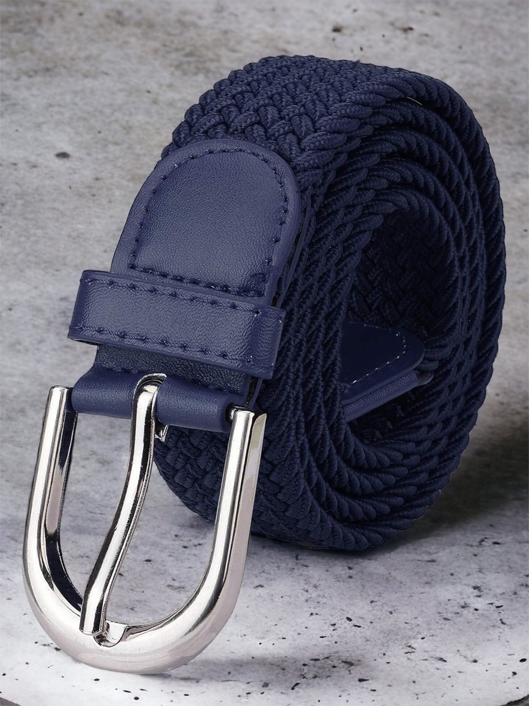 

ZORO Men Braided Belt, Blue