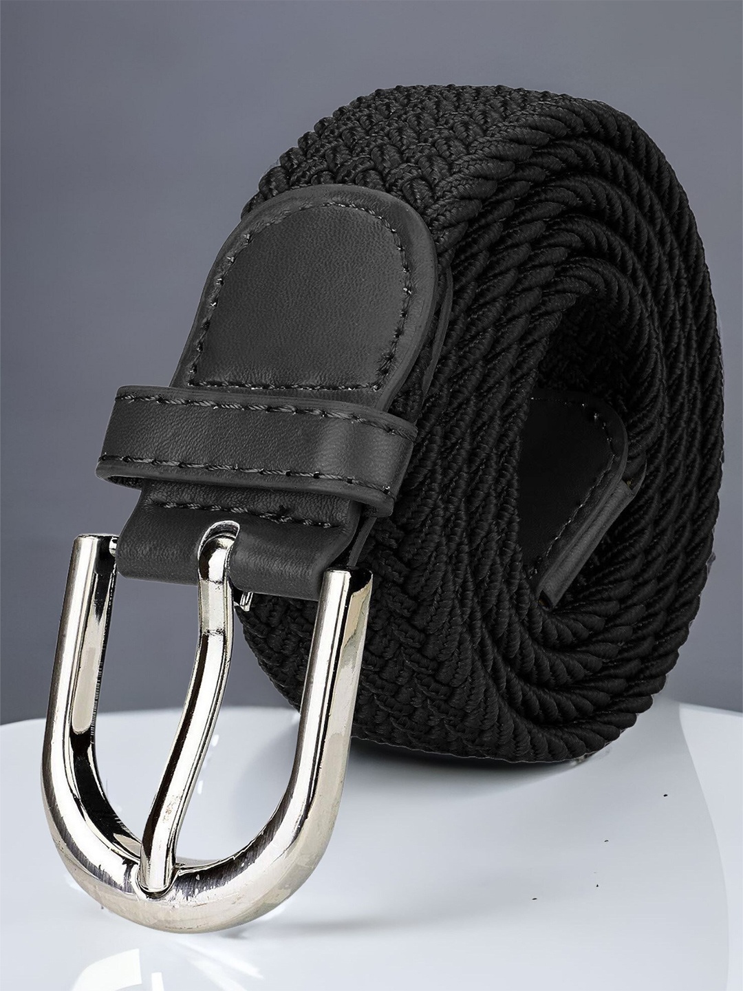 

ZORO Men Braided Belt, Black