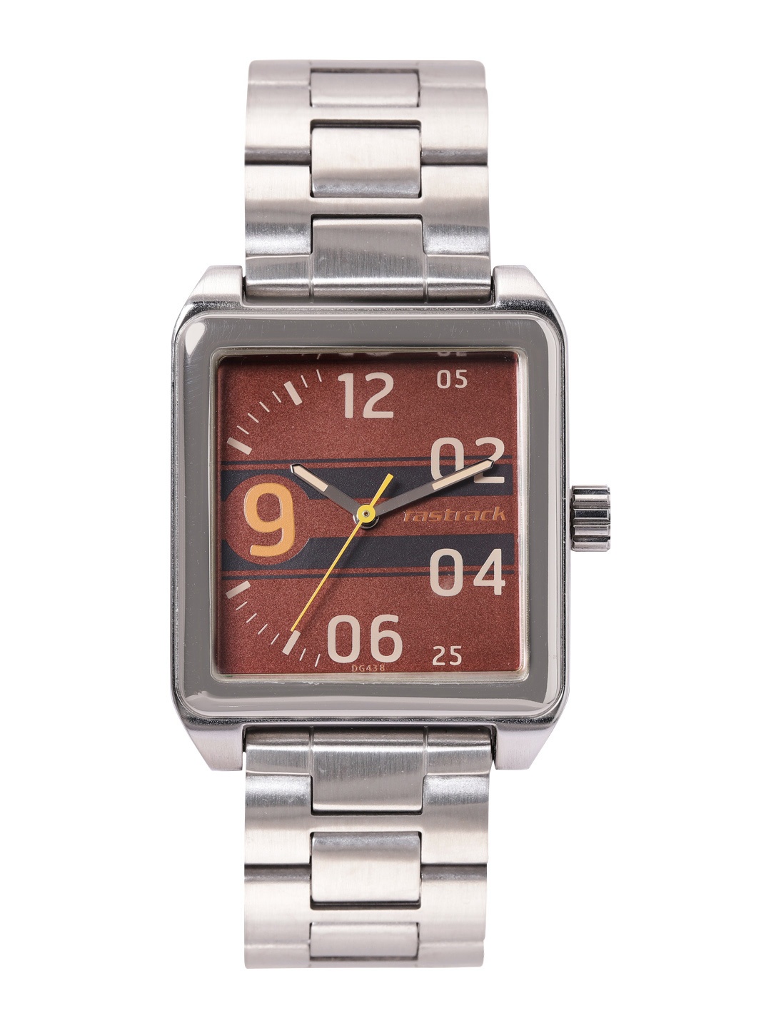 

Fastrack Men Stainless Steel Bracelet Style Analogue Watch- NK3164SM02_BBD-Brown-2296241, Rust