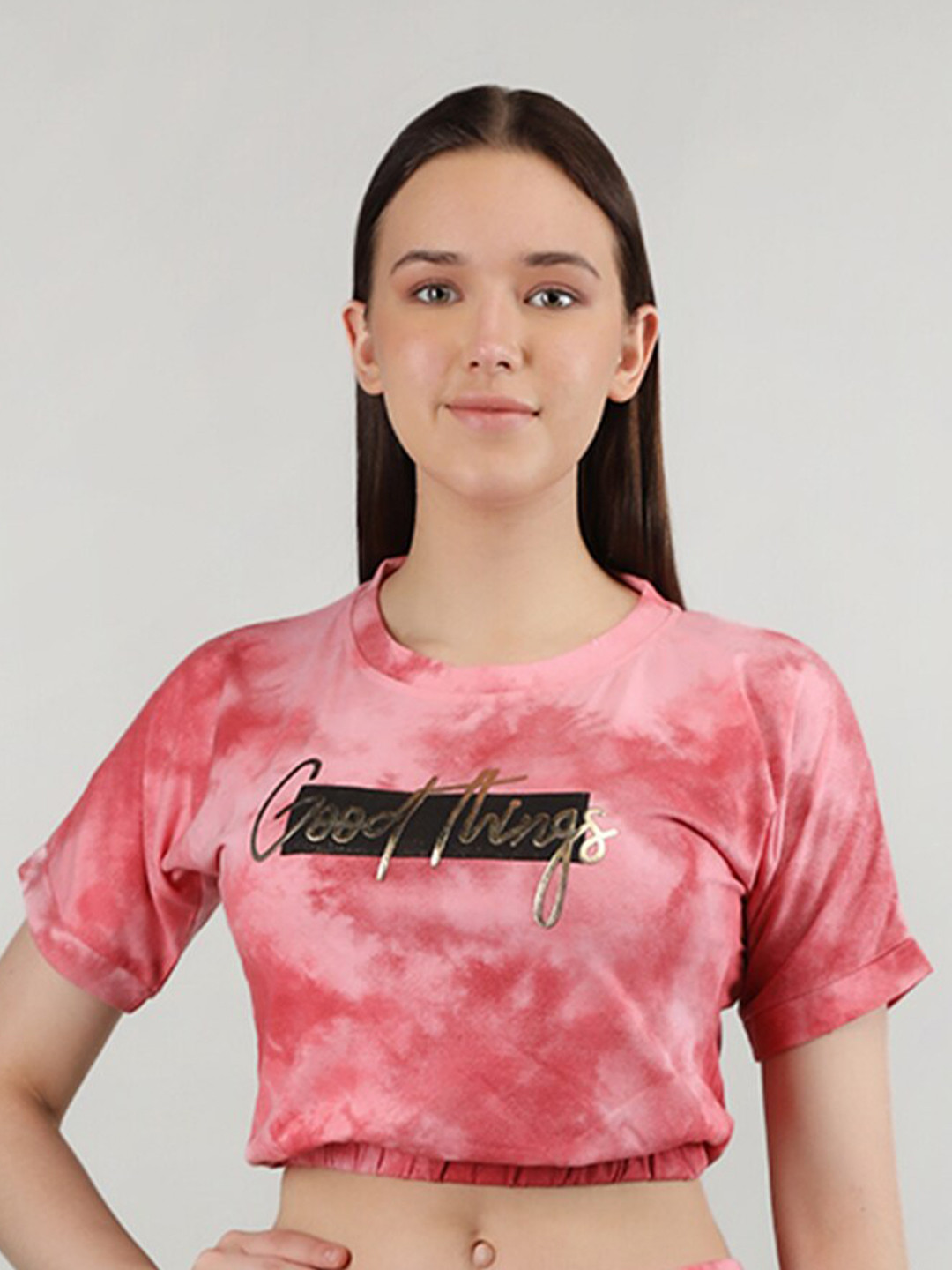 

Duchess Pink Floral Print Cotton Top