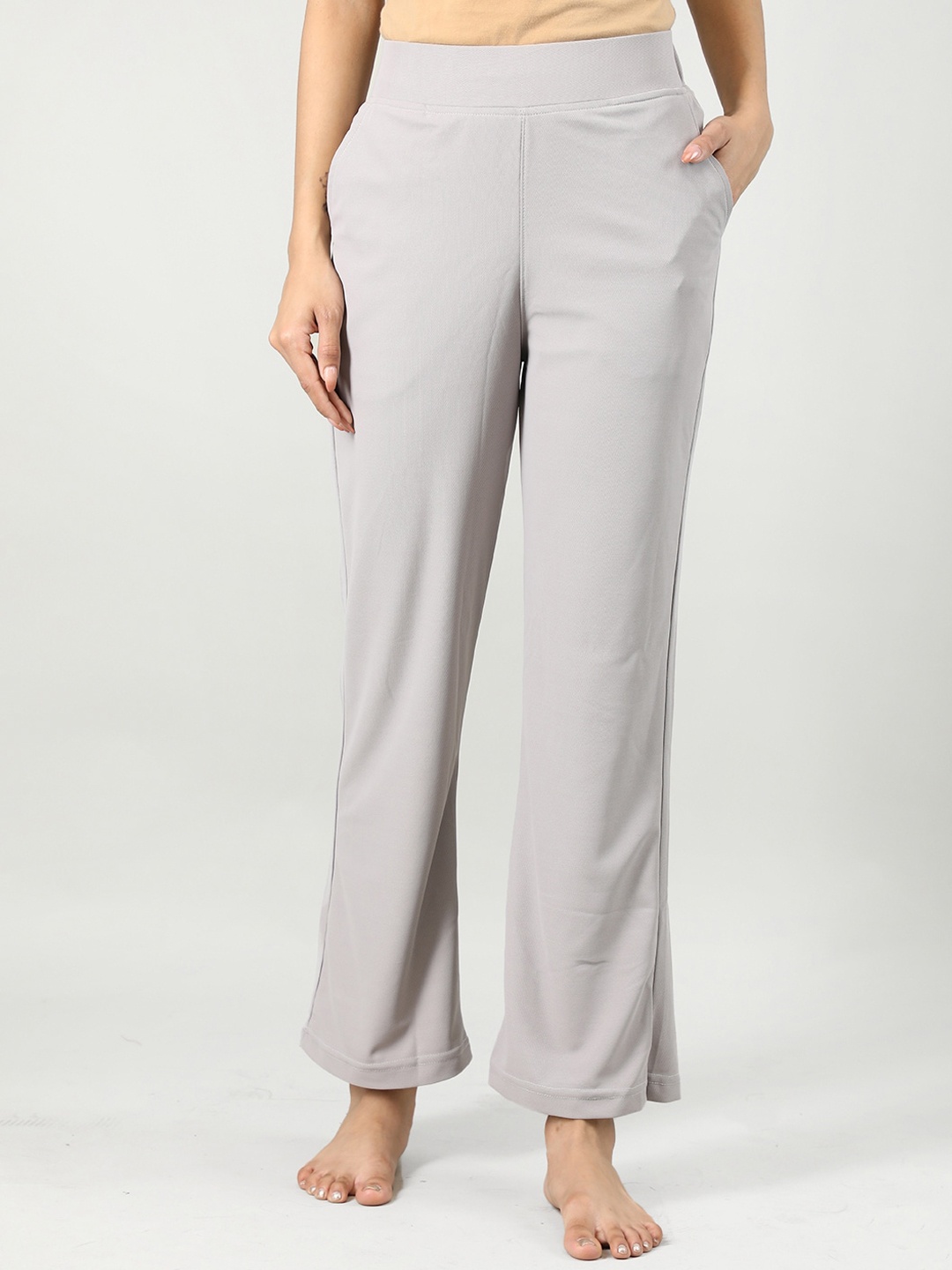 

Duchess Women Mid Rise Cotton Lounge Pants, Metallic
