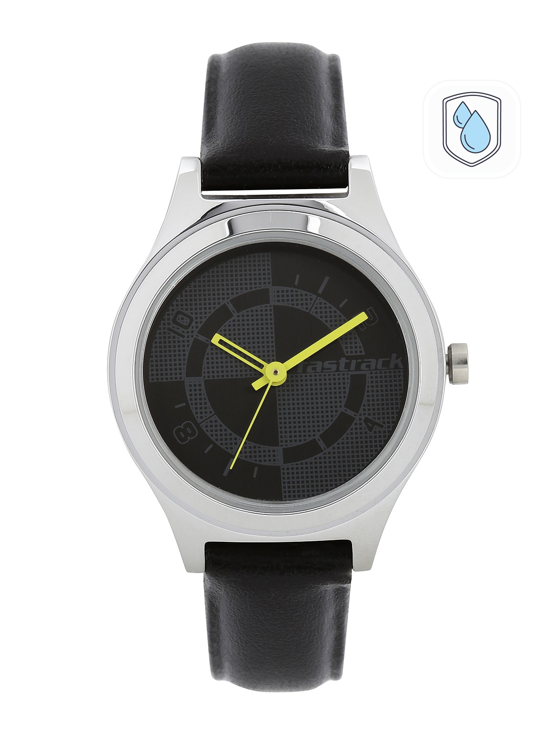

Fastrack Women Grey & Black Analogue Watch NK6152SL01