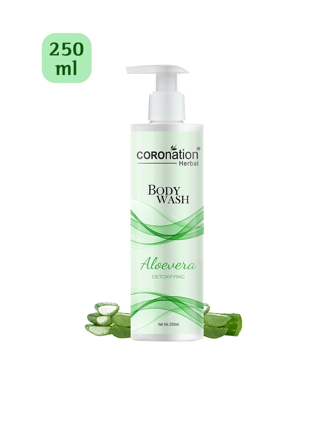 

COROnation Herbal Aloevera Body Wash-250ml, Green