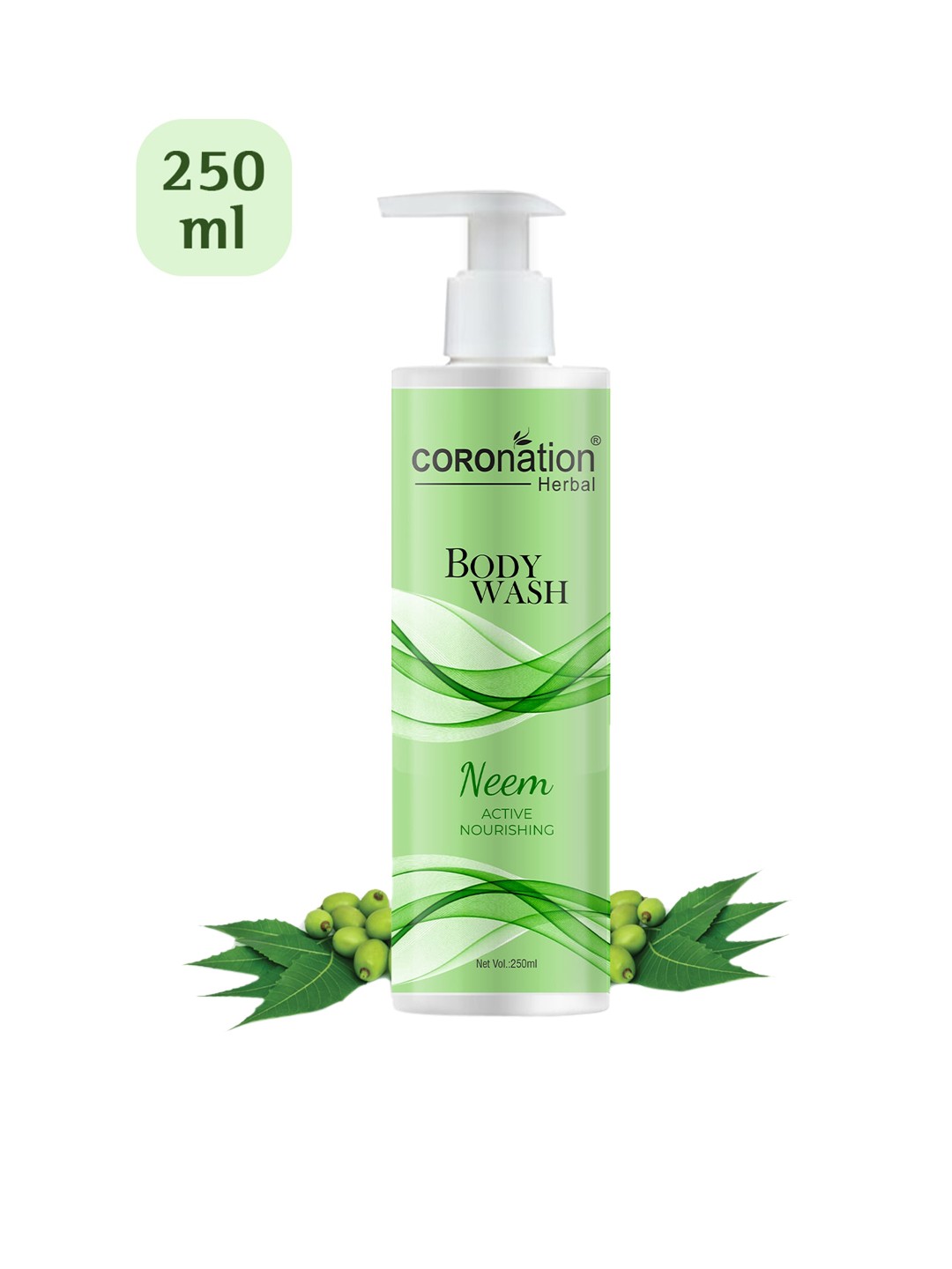 

COROnation Herbal Neem Body Wash 250ml, Green