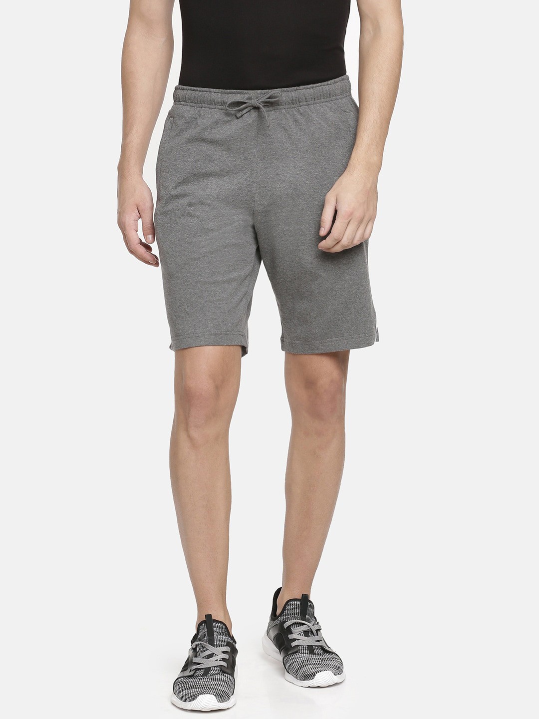 

Macroman M-Series Men Mid-Rise Regular Shorts, Grey