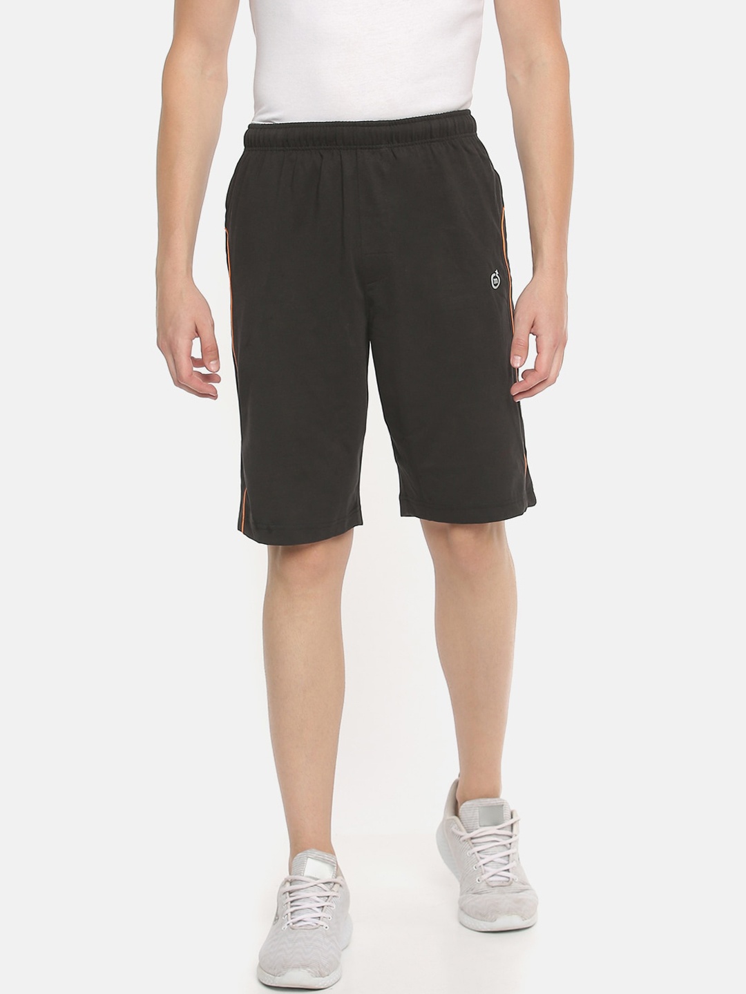 

Macroman M-Series Men Mid-Rise Rapid-Dry Sports Shorts, Grey