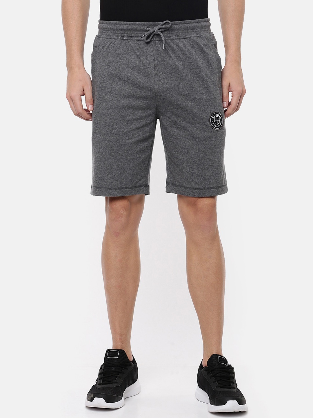 

Macroman M-Series Men Mid-Rise Regular Shorts, Grey