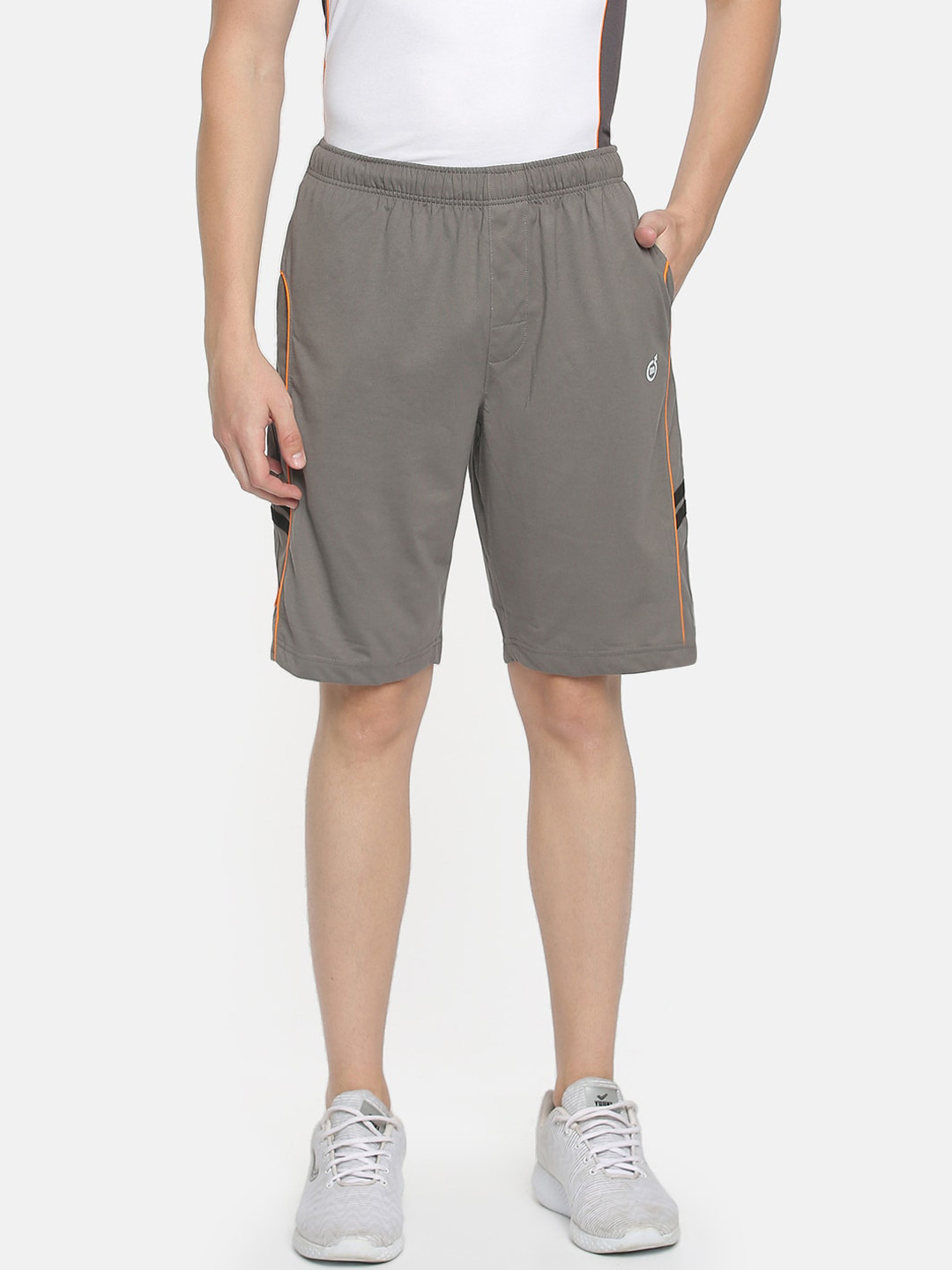 

Macroman M-Series Men Mid-Rise Rapid-Dry Regular Shorts, Grey