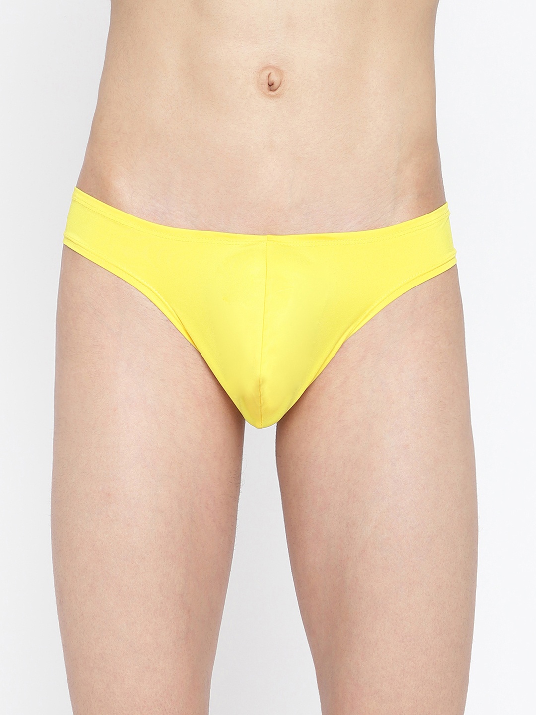 

BASIICS by La Intimo Men Featherlight Bikini Brief, Yellow