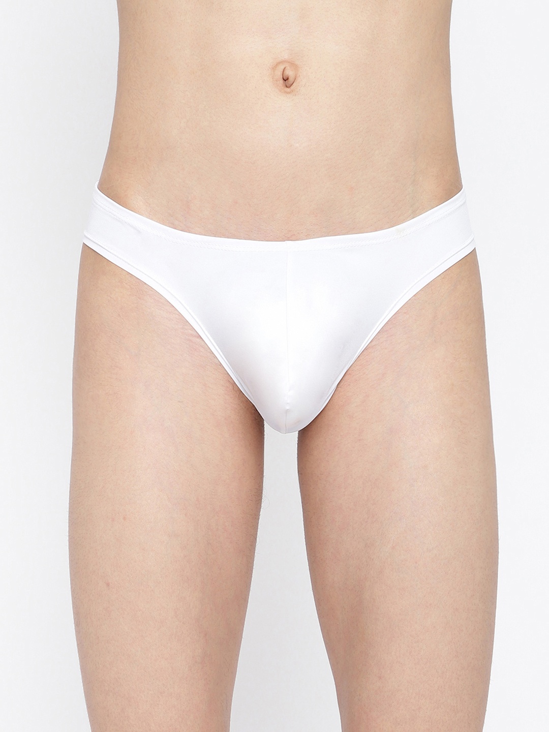

BASIICS by La Intimo Men Featherlight Bikini Brief, White