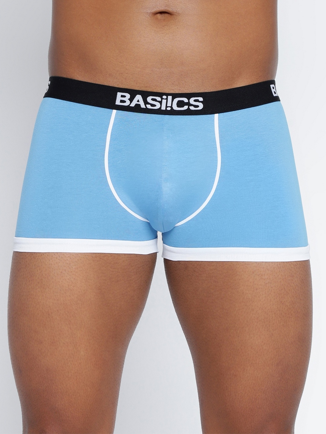 

BASIICS by La Intimo Men Cotton Trunk BCSTR02, Blue