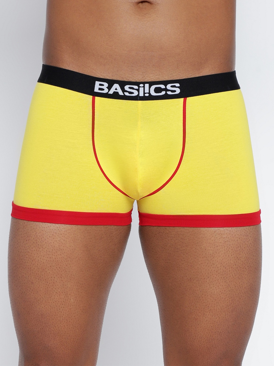

BASIICS by La Intimo Men Cotton Trunk BCSTR02, Yellow