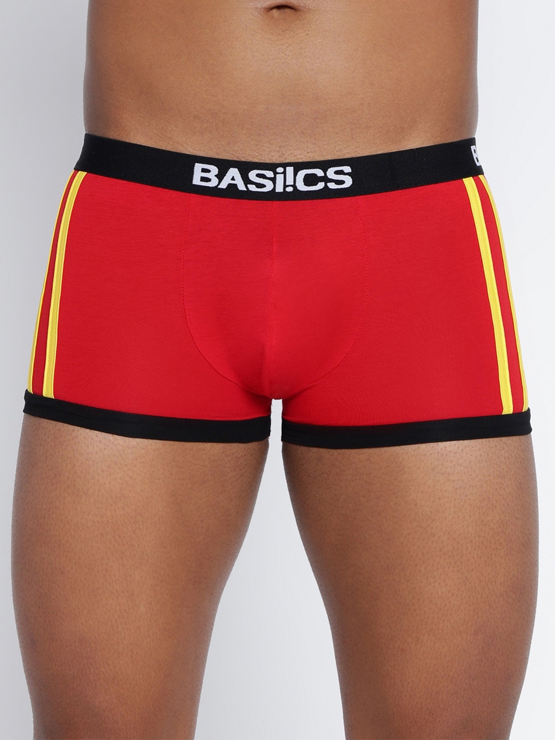 

BASIICS by La Intimo Men Cotton Trunk BCSTR01, Red