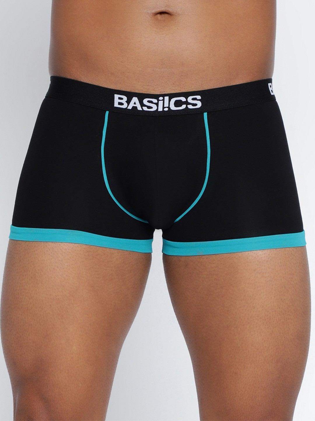

BASIICS by La Intimo Men Cotton Trunk BCSTR02, Black