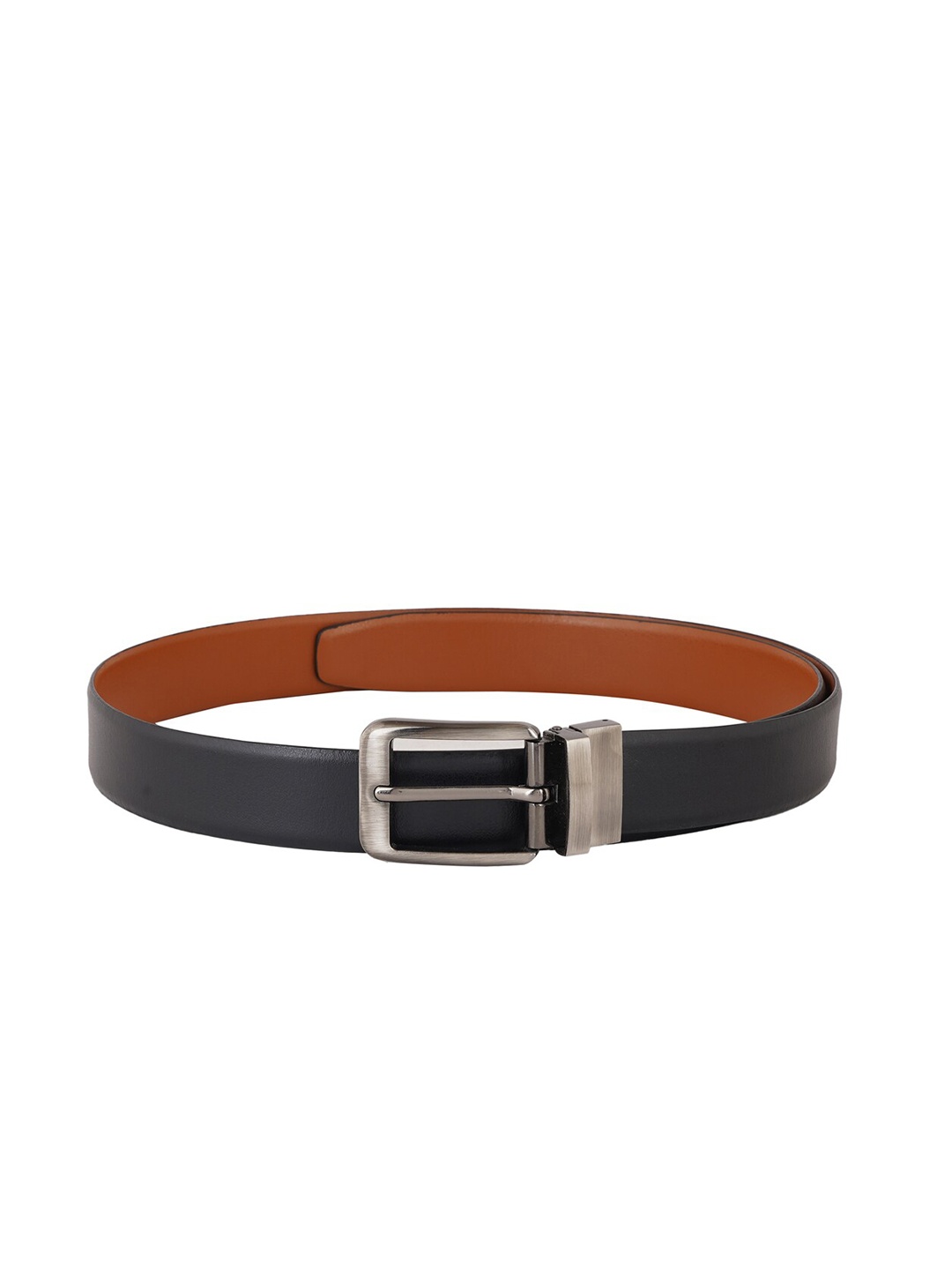 

Style Shoes Men Synthetic Leather Reversible Belt, Black