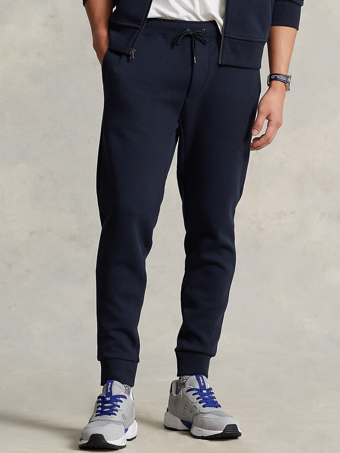 

Polo Ralph Lauren Men Mid-Rise Casual Double-Knit Joggers, Navy blue