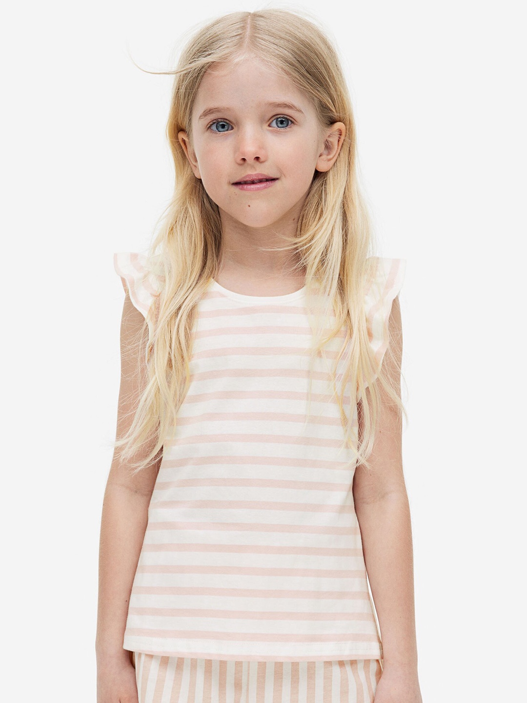 

H&M Girls Jersey Top, White