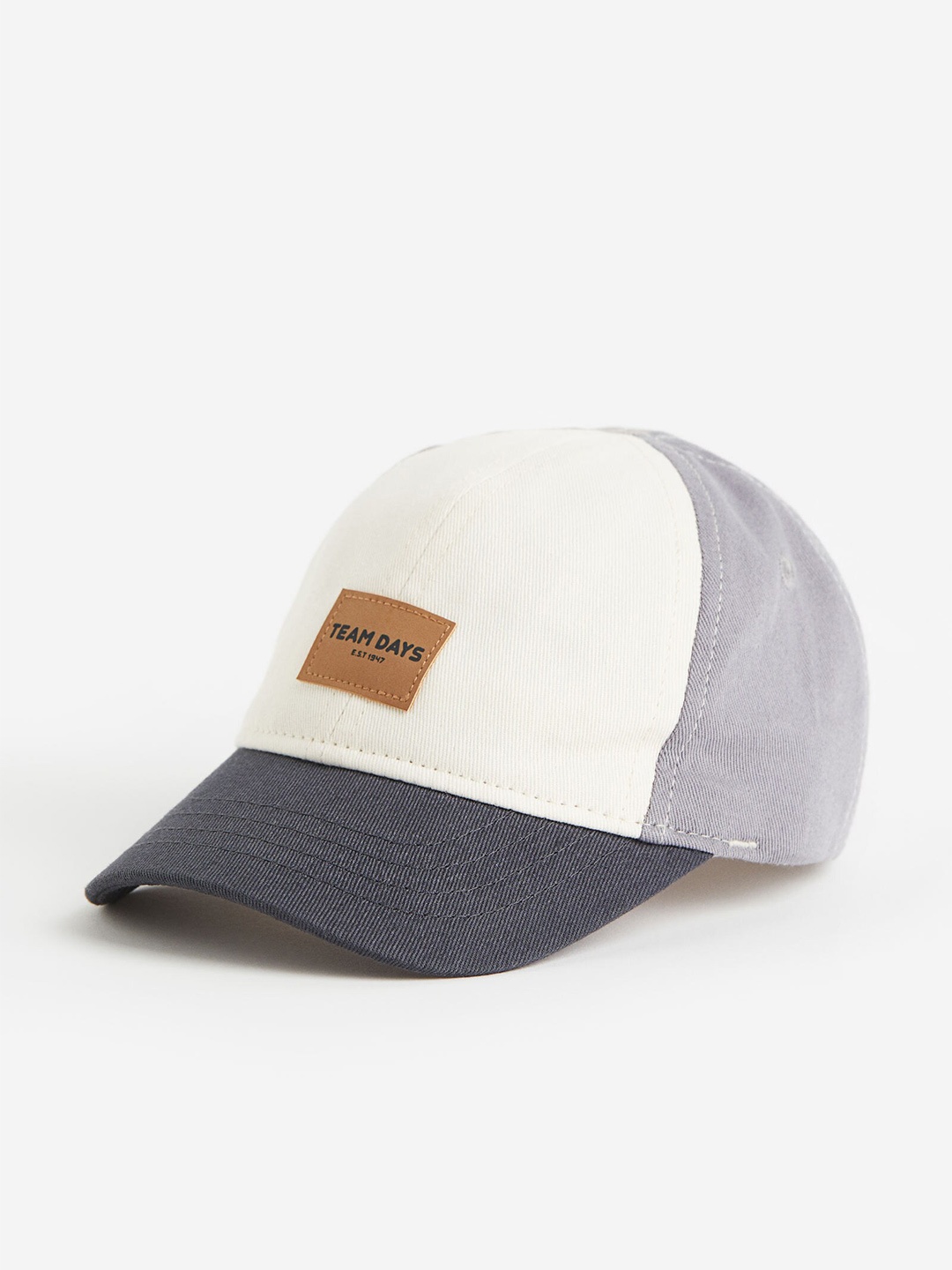 

H&M Boys Pure-Cotton Cap, Grey