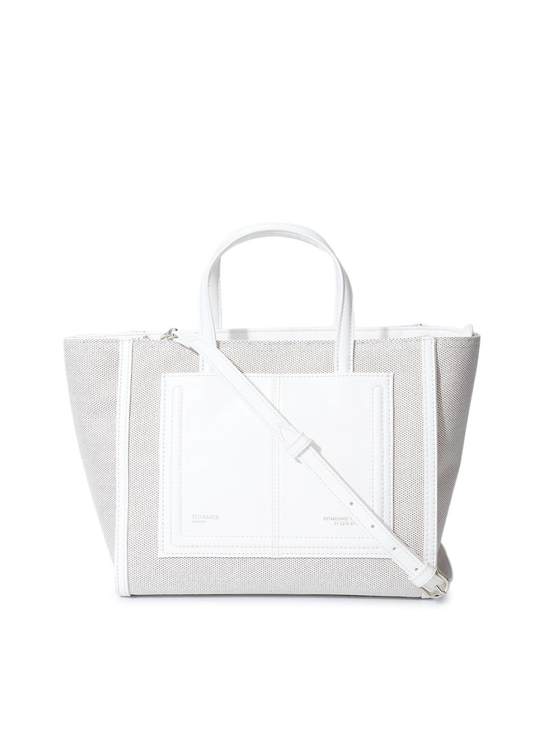 

Ted Baker Textured Structured Tote Bag, White