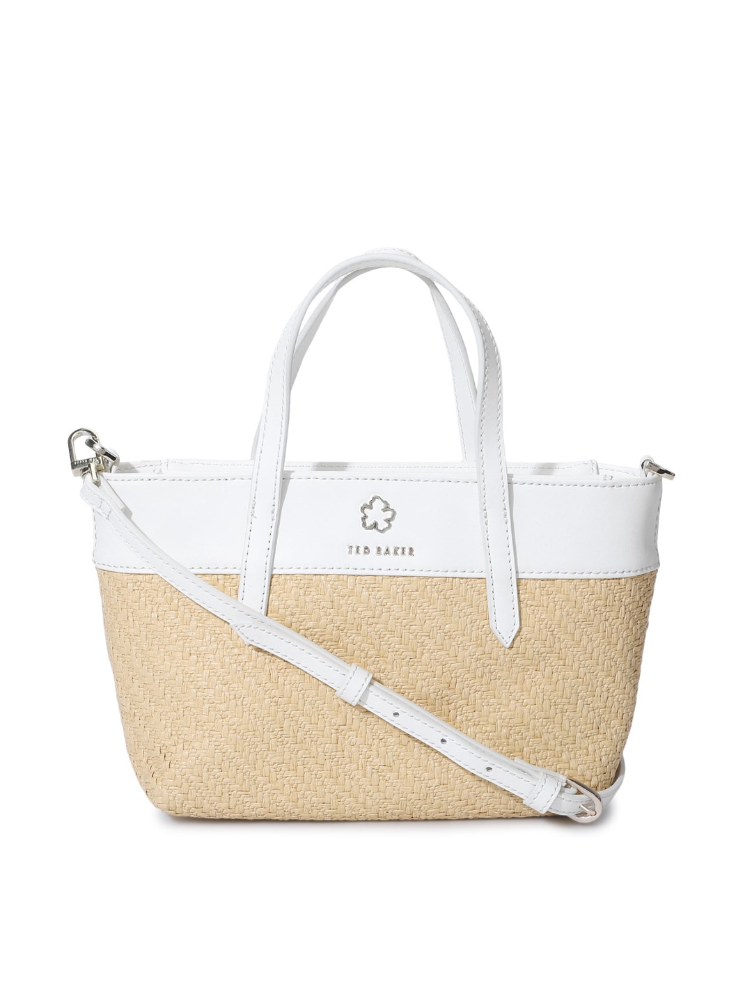 

Ted Baker Textured Structured Tote Bag, Cream