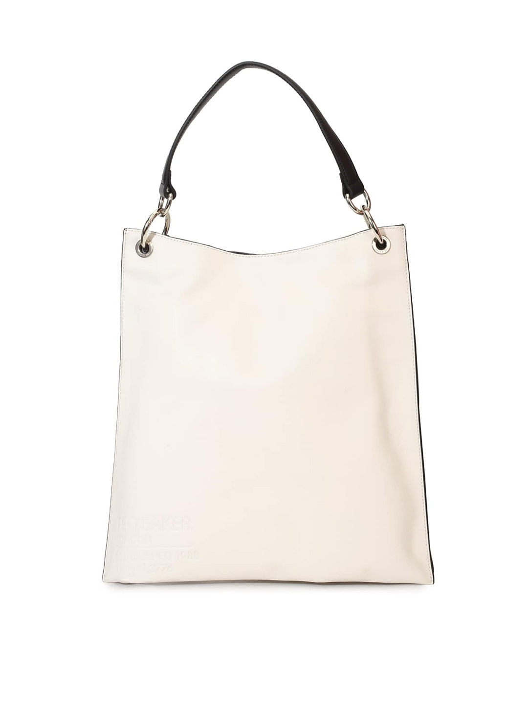 

Ted Baker Women Textured Leather Oversized Structured Shoulder Bag, White