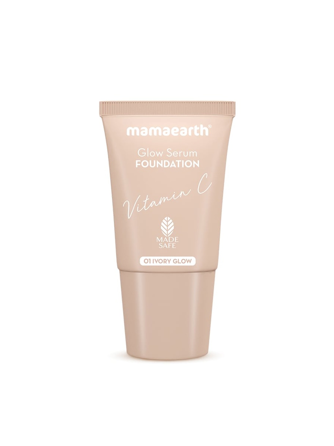 

Mamaearth Glow Serum Mini Foundation With Vitamin C & Turmeric 18ml - Ivory Glow 01, Beige