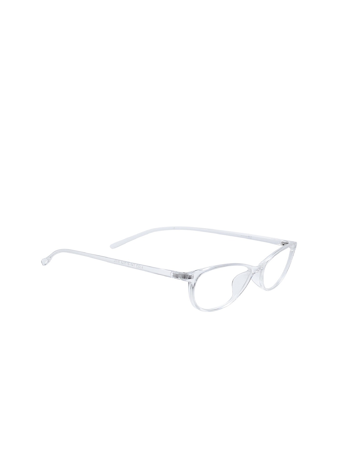 

Peter Jones Eyewear Full Rim Light Blocking Oval Frames, Transparent