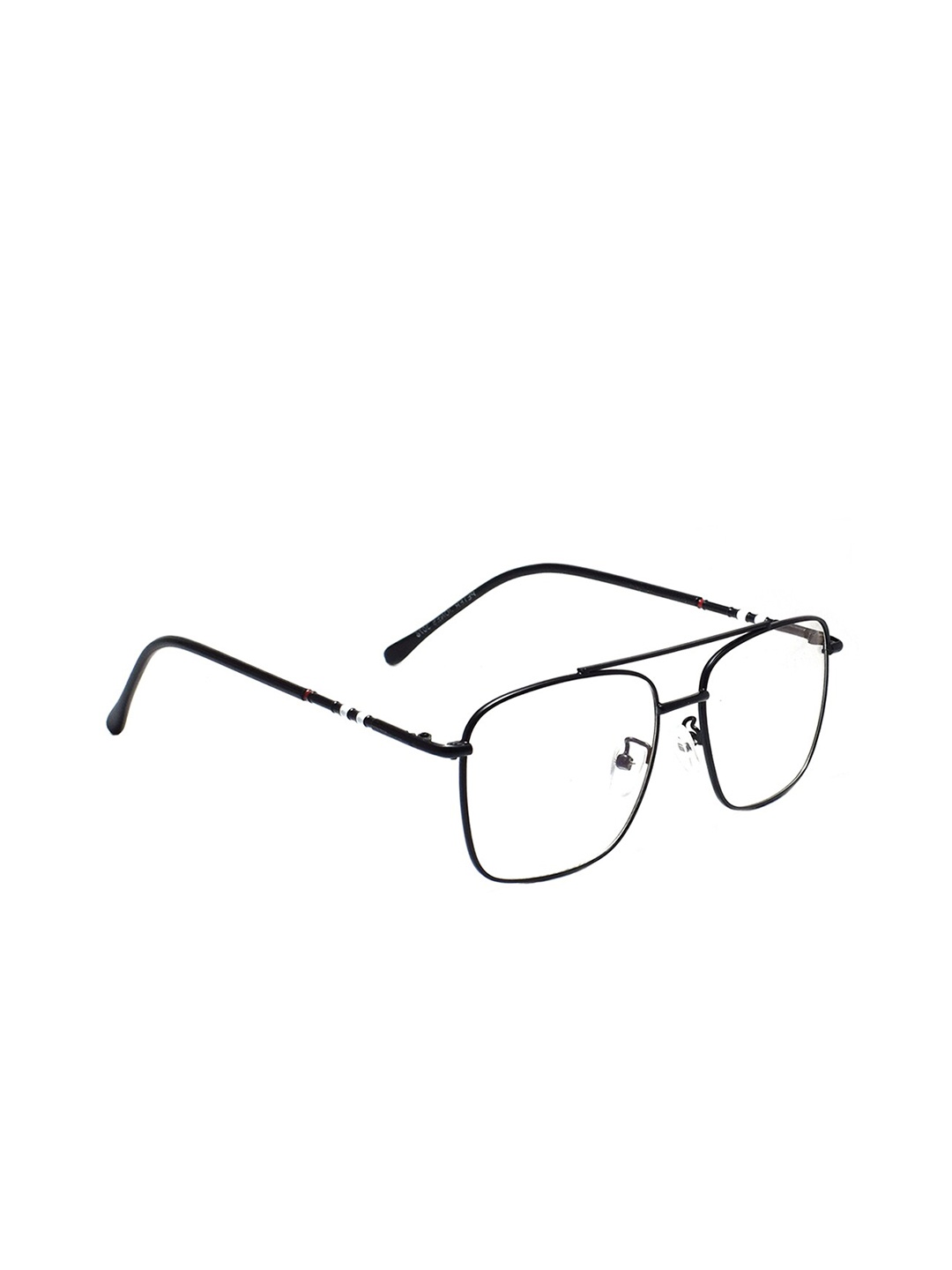 

Peter Jones Eyewear Full Rim Square Frames, Black