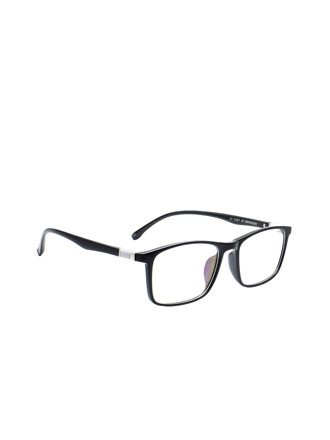 

Peter Jones Eyewear Full Rim Rectangle Frame 1808B_F, Black