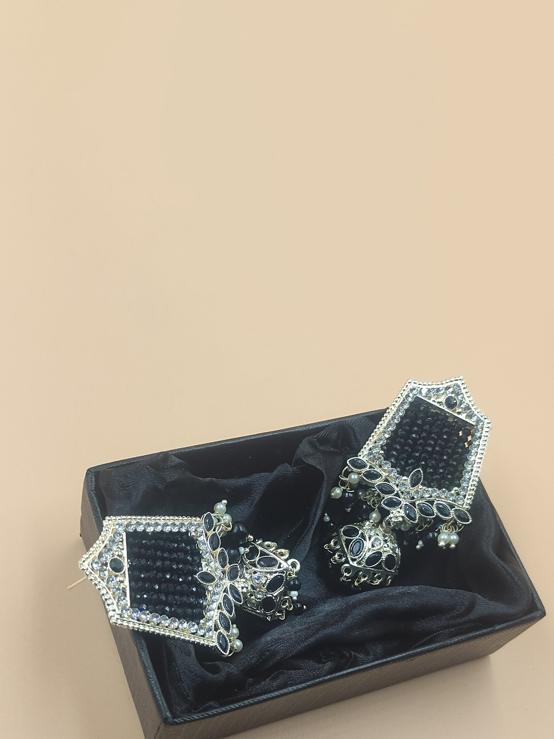 

Rhymee Silver-Plated Floral Drop Earrings