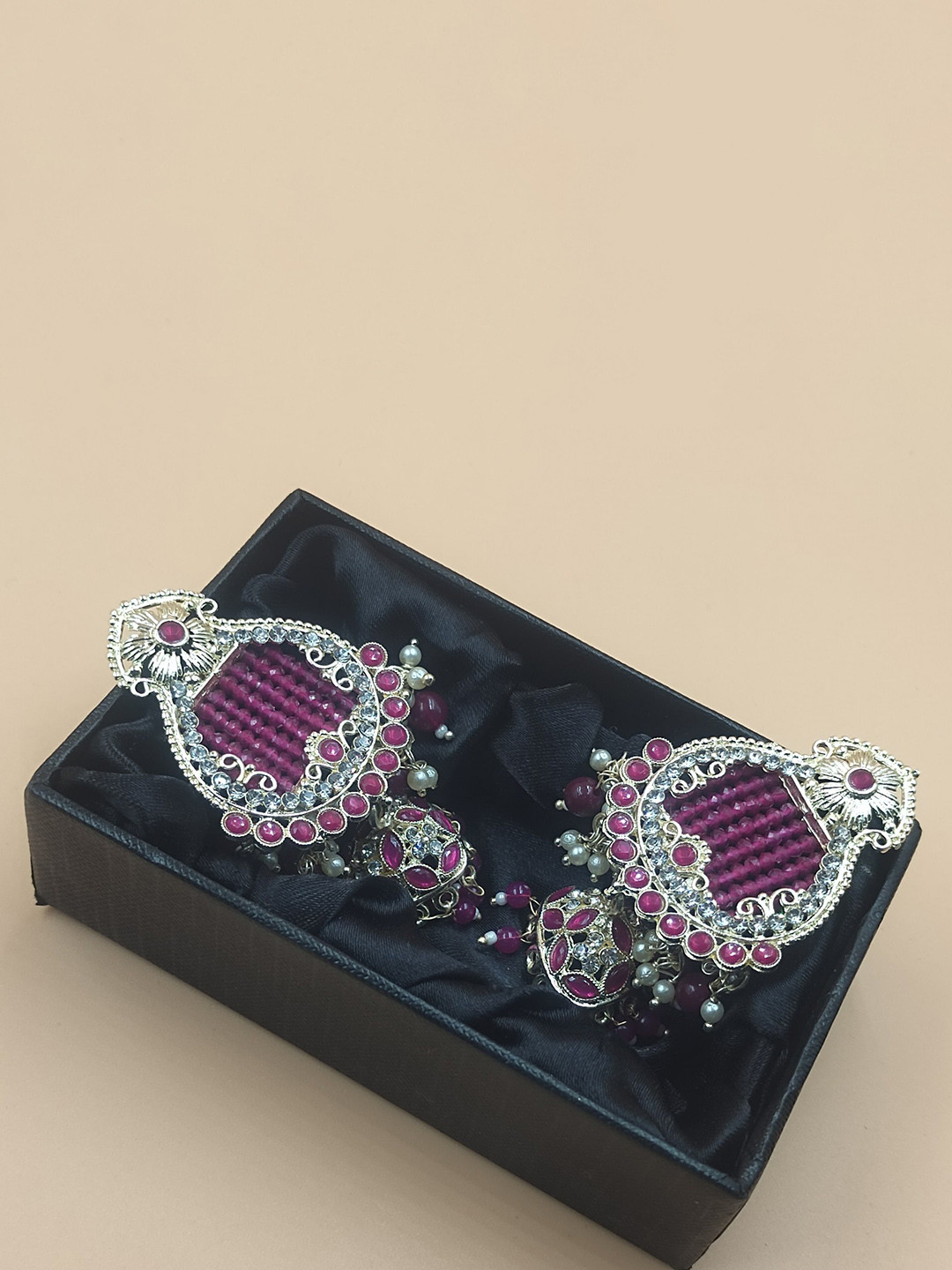 

Rhymee Gold-Plated Floral Drop Earrings
