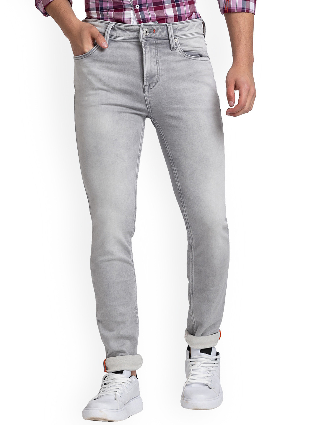 

Killer Men Clean Look Light Fade Cotton Relaxed Fit Jeans, Grey