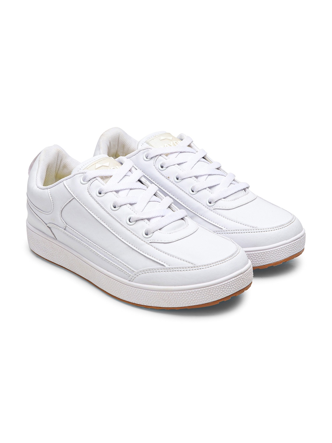 

ZAYDN Men Water Repellent Upper Memory Foam Basics Sneakers, White