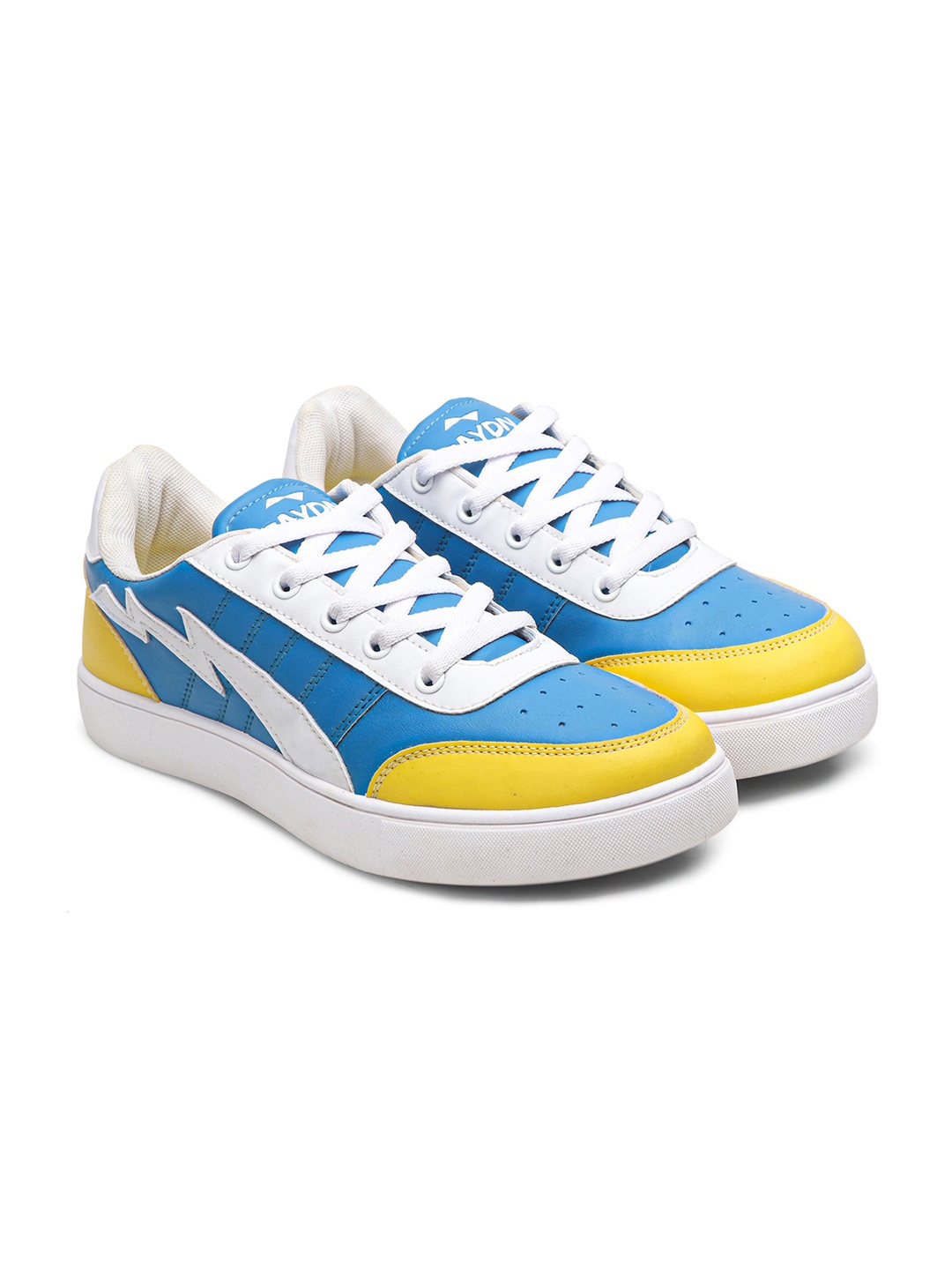 

ZAYDN Men Colourblocked Water Repellent Upper Memory Foam Basics Sneakers, Blue