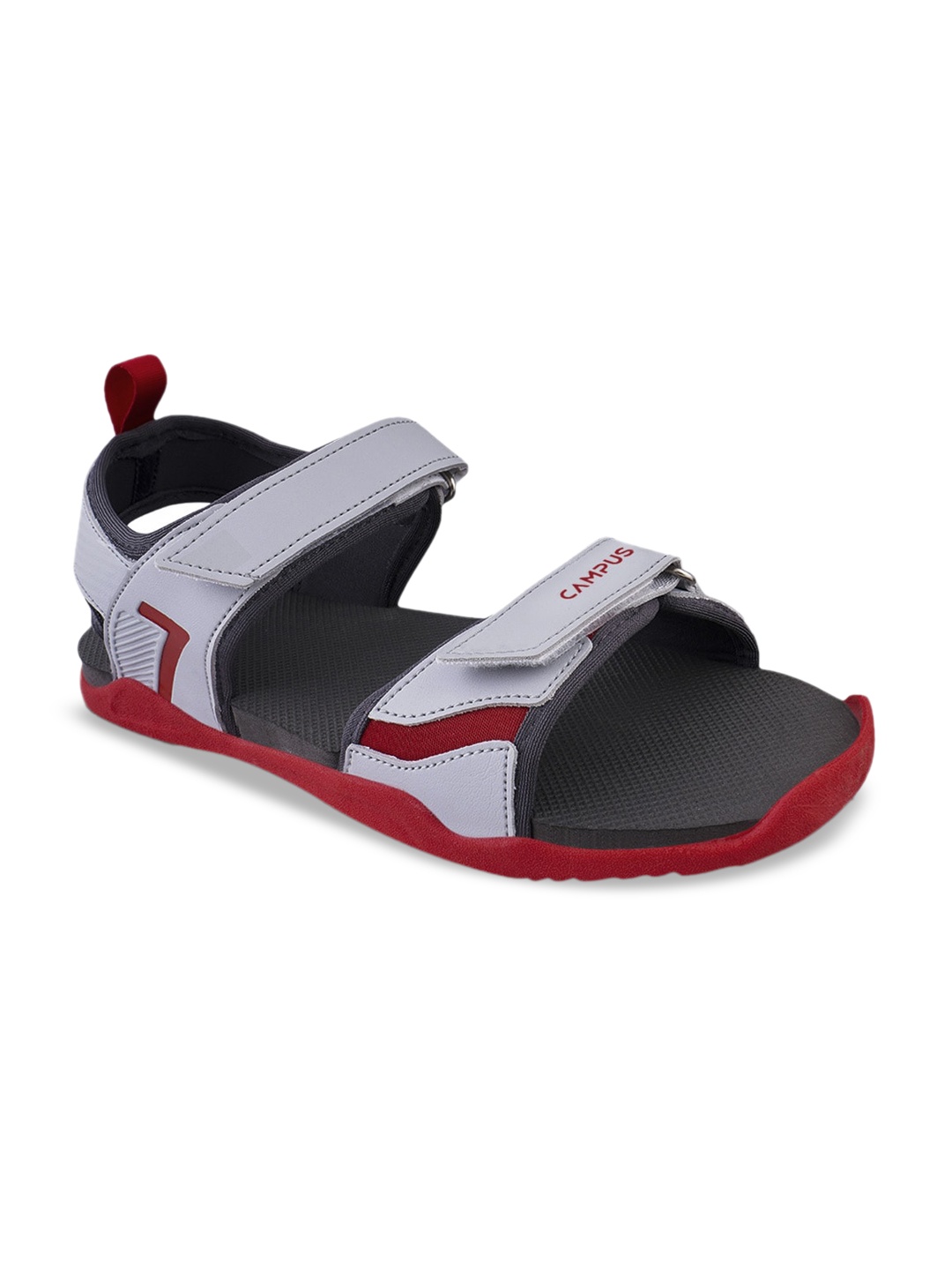 

Campus Men Anti-Skid Sports Sandals, Grey