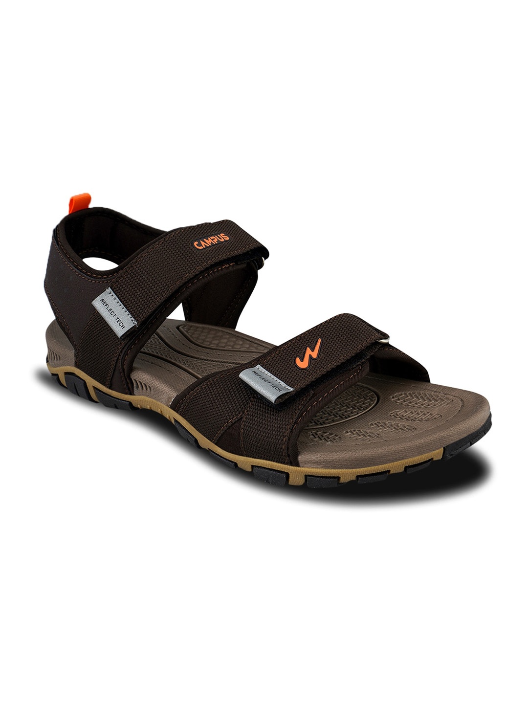 

Campus Men Cushion Comfort Tech Sole Sports Sandals, Brown