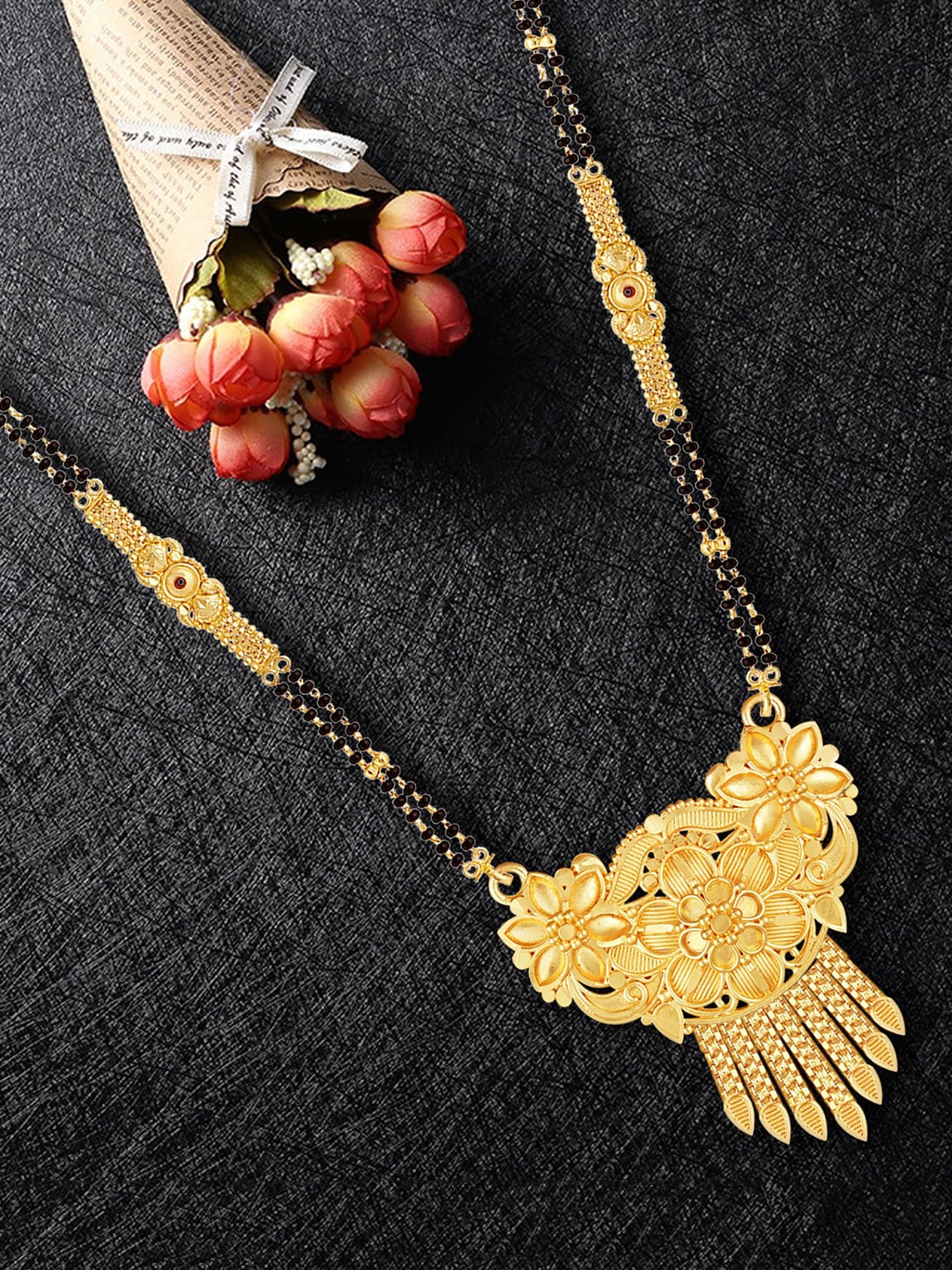 

MANSIYAORANGE Set Of 2 Gold-Plated Jewellery Set