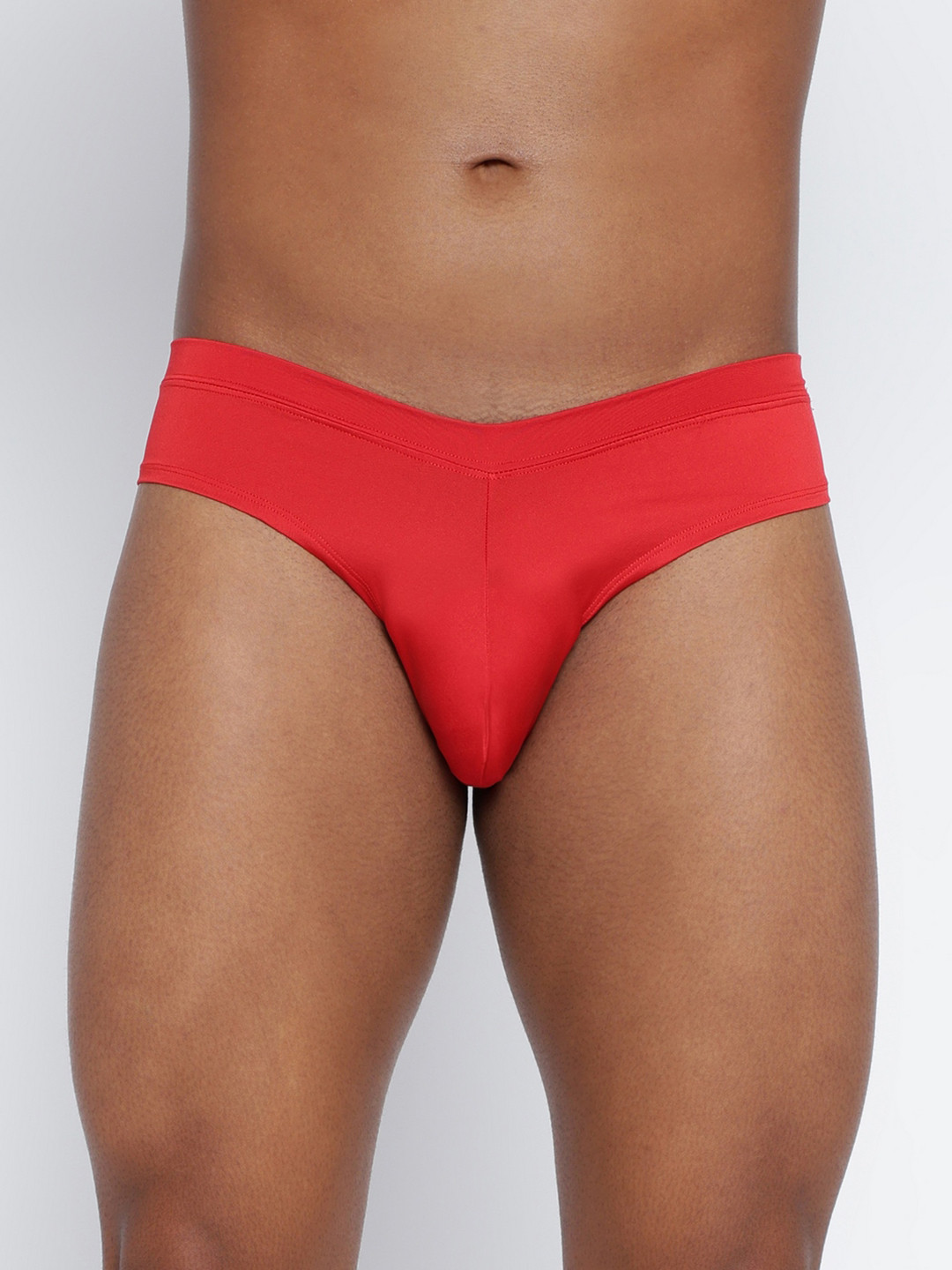 

BASIICS by La Intimo Men Basic Anti Microbial Briefs, Red