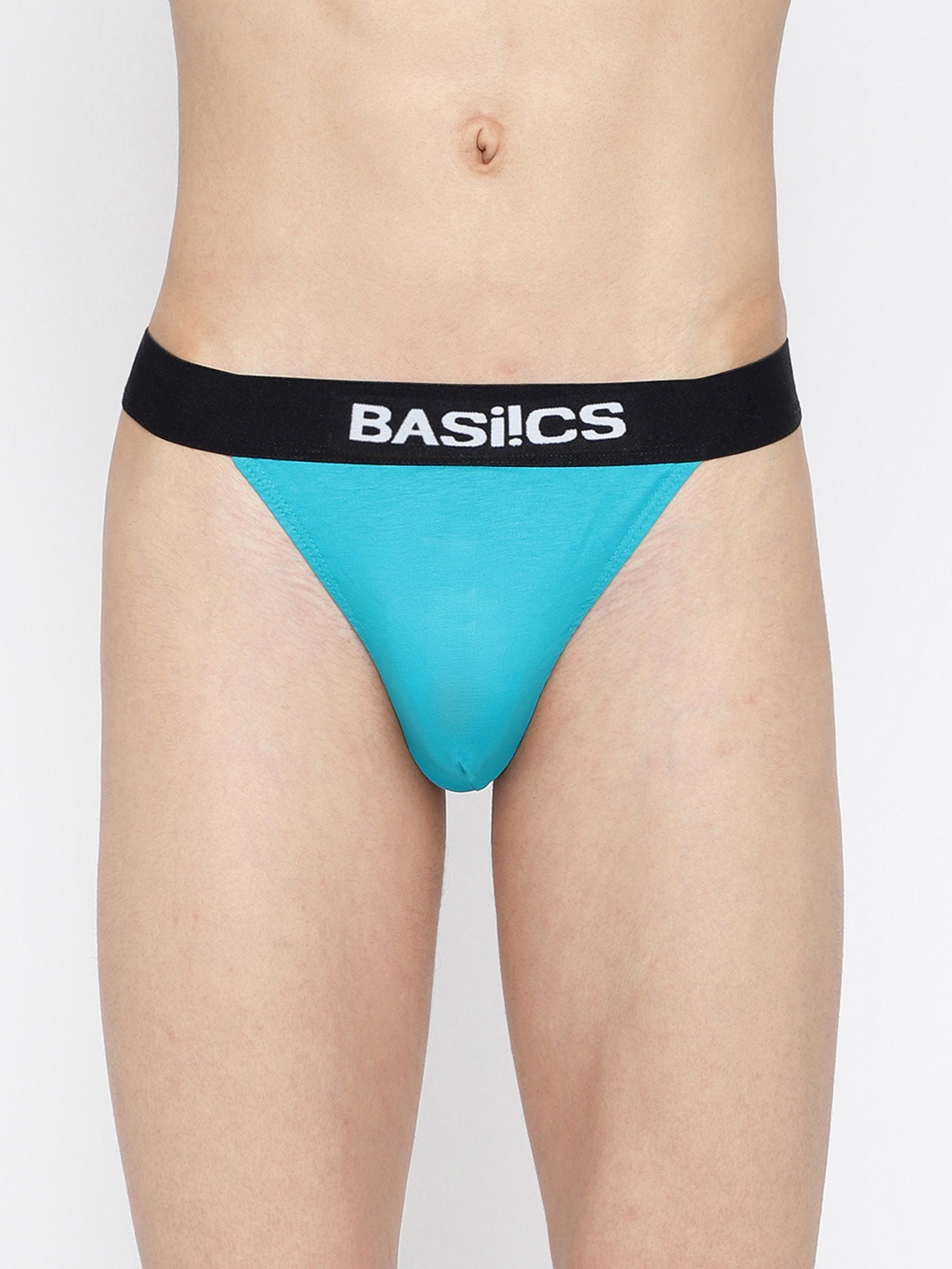 

BASIICS by La Intimo Men Anti Microbial Thongs Briefs, Teal